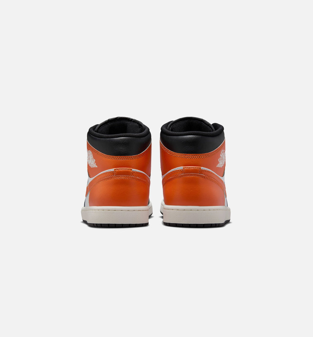 Air Jordan 1 Mid – Men's Lifestyle Shoe | Starfish/White/Sail/Black