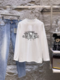 AMIRI Cherub Script Graphic Long‑Sleeve Tee