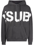 Ksubi graffiti stencil logo hoodie