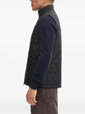 Barbour quilted vest with zip fastening