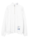 in･stru(men-tal). half-zip pullover sweatshirt