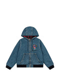 Denim Tears logo-embroidered hooded jacket