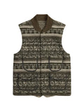 Ralph Lauren RRL reversible houndstooth-jacquard vest