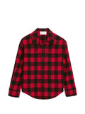 AMI Paris Wide checkered wool overshirt