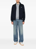 PS Paul Smith Zebra-patch zip-up sweatshirt