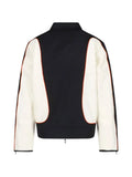 Diesel colour-block panelled jacket