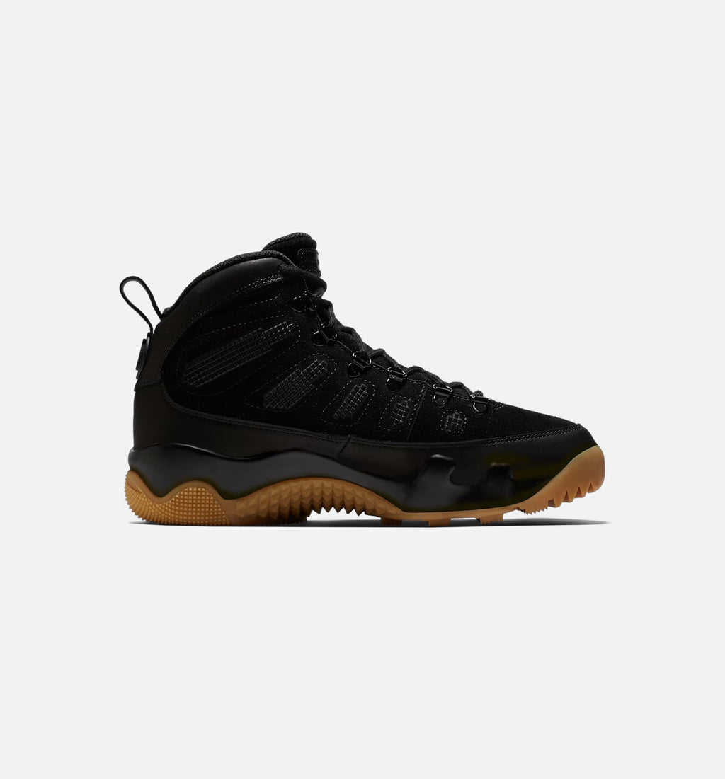 Air Jordan 9 Retro Men's Lifestyle Boot – Black/Gum Light Brown