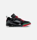 Spizike Low Men's Basketball Shoes - Black/Classic Green/White/Varsity Red