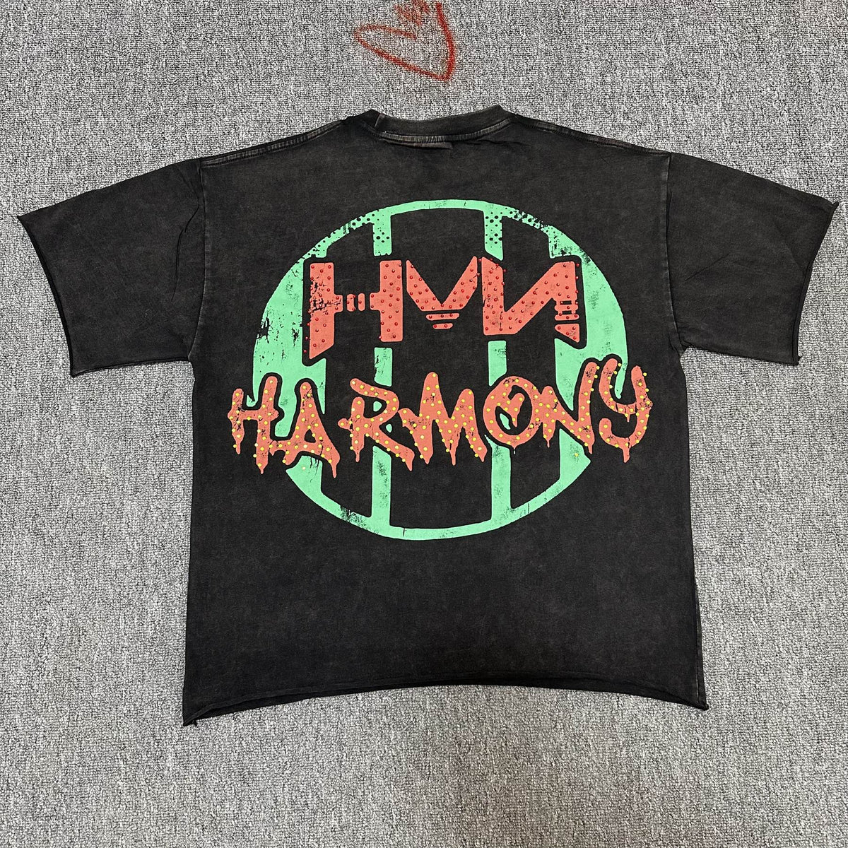 HARMONY HMA Circle Logo Black T-Shirt