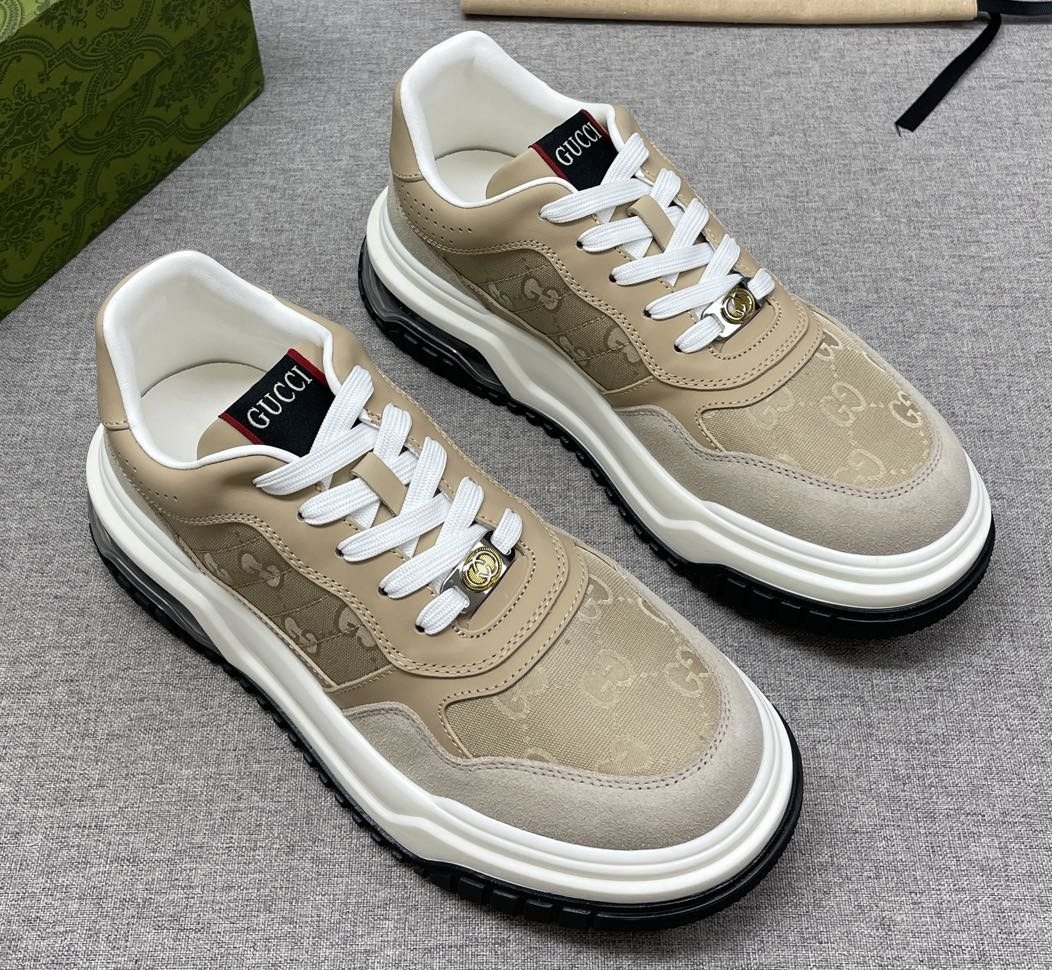Gucci Men's Low-Top Lace-Up Sneakers