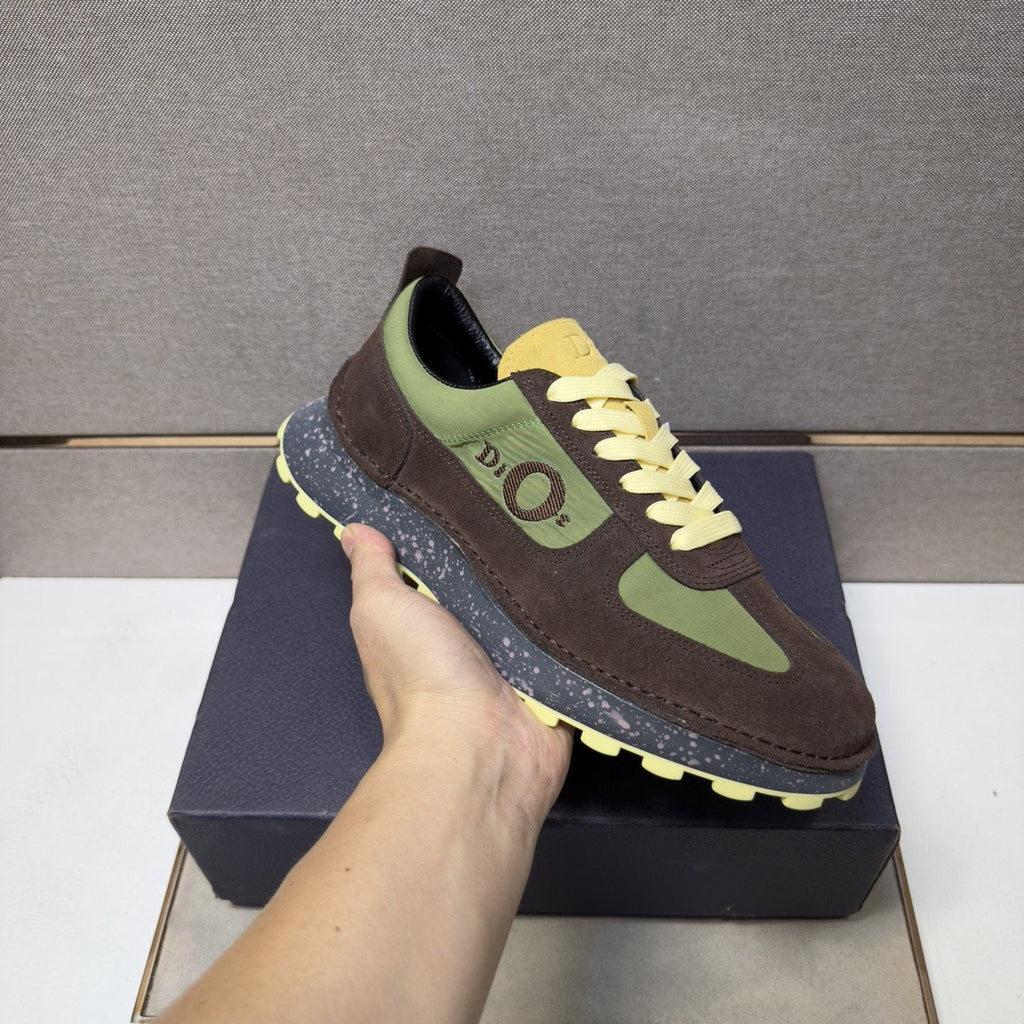 Dior Men's Paneled Lace-Up Sneakers